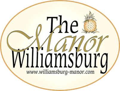 Logo for The Manor Williamsburg featuring a pineapple graphic.